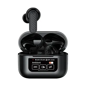 ANC+ENC Bluetooth Earbuds with Touch Screen